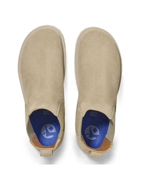 Sneakers Birkenstock Highwood Slip On Mid W Leather Velvet Taupe EUR 36 bej
