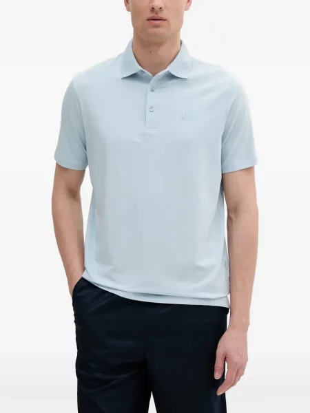 Tricou polo Karl Lagerfeld albastru