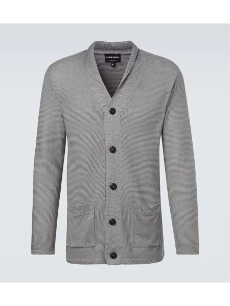 Cardigan Giorgio Armani de in gri
