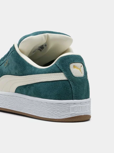 Замшевые кеды Puma зеленые