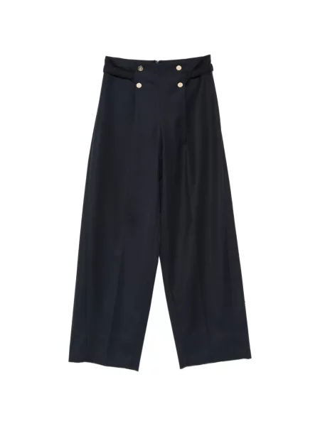 Pantaloni Sandro albastru