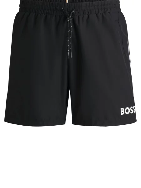 BOSS Șorturi de baie Starfish negru alb