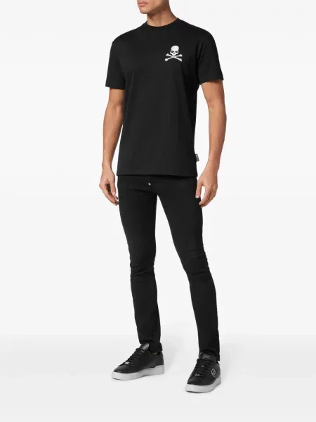 Siuvinėtas marškinėliai Philipp Plein juoda