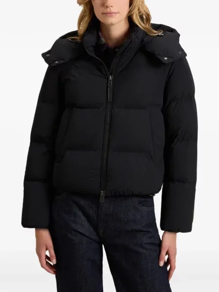 Matlasat geacă Woolrich negru