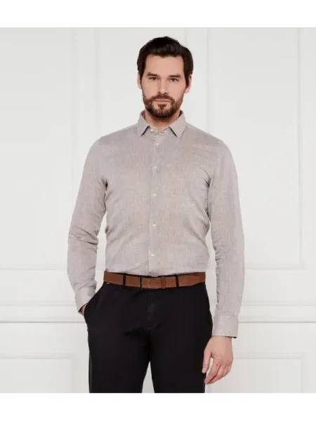 Joop! Cămașă Pit-W | cu adaos de in bej