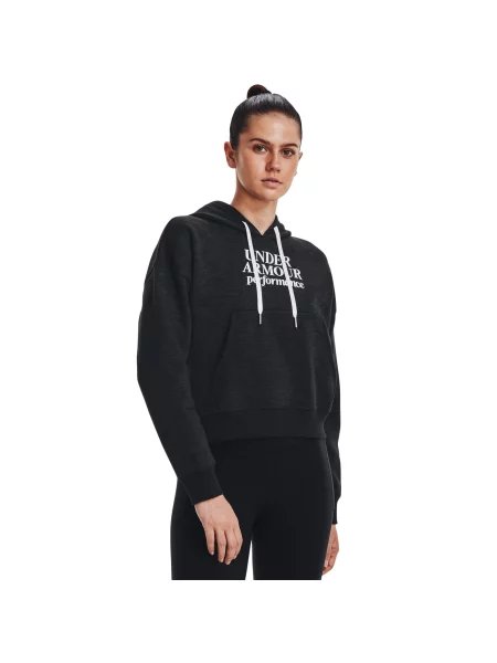 Under Armour Essential Script mikina s kapucí černá