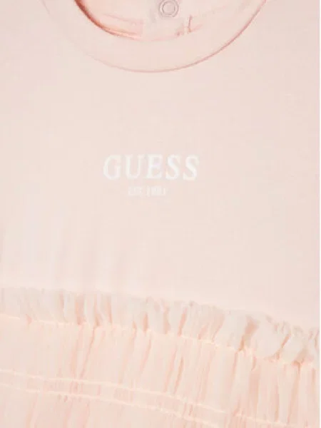 Každodenní šaty Guess růžové