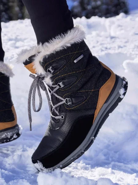 Ice Crystal Thermal śniegowce wodoodporne Brown brązowe