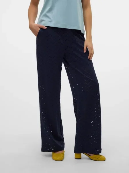VERO MODA Pantaloni VMTHAS bleumarin