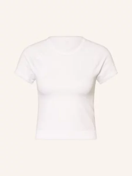 Sweaty Betty Koszulka Do Biegania Athlete Crop weiss biała