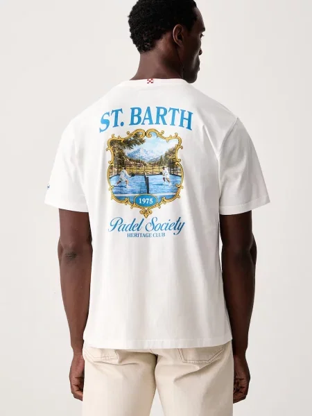 Saint Barth tricou pentru femei din alb