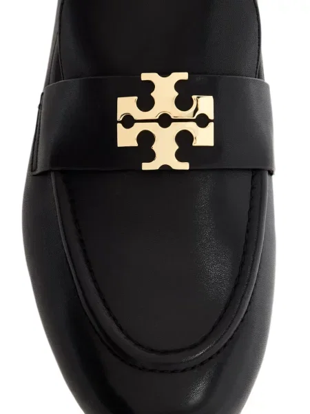 Pantofi loafer Tory Burch cu autograf negru
