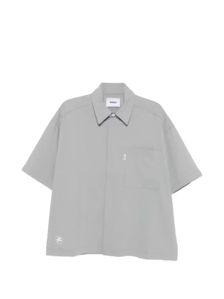 Košile Bonsai s výšivkou šedá