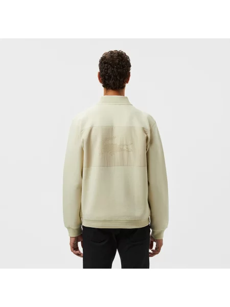 Lacoste Bluza Z Zamkiem beżowa