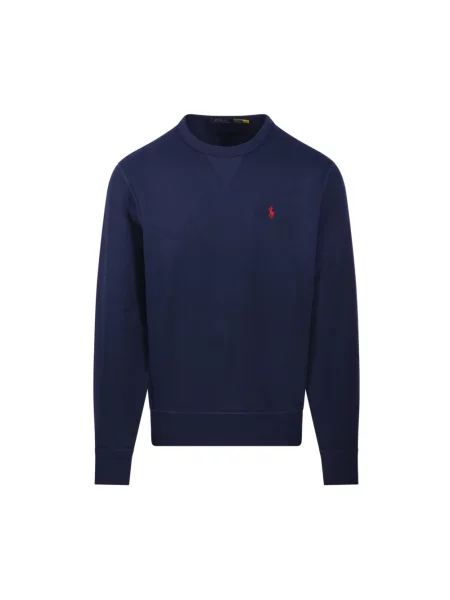 Bluza z wyhaftowanym logo Polo Ralph Lauren niebieska