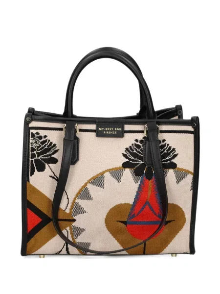 Geantă shopper My Best Bag cu imagine roz