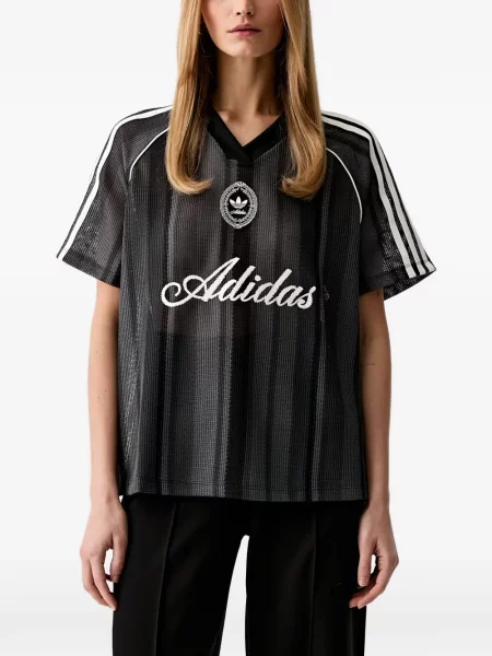 Trčanje remenčić hlače Adidas s cvjetnim printom smeđa