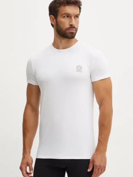 Тениска Versace с принт бяло