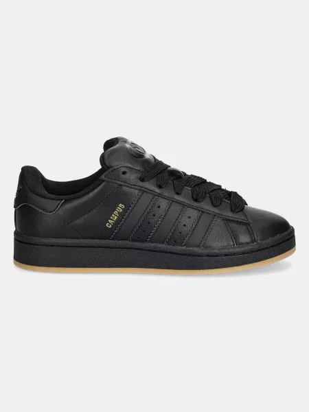 Шкіряні кросівки adidas Originals Campus чорний