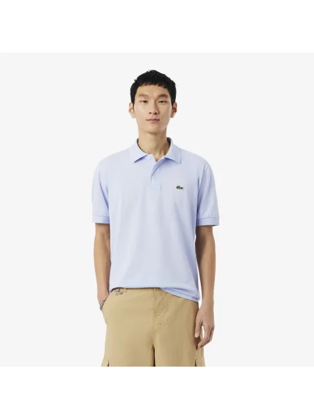 Lacoste Koszulka Polo Light Classic Fit Jasnoniebieska niebieski