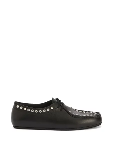 Pantofi loafer Jil Sander cu glugă negru