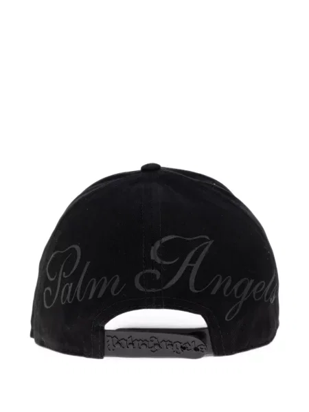 Șapcă Palm Angels cu autograf negru