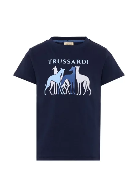Koszulka dziecięca Trussardi niebieska