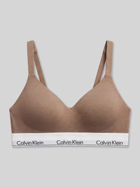 Biustonosz typu bralette z mieszanka bawełny i modalu Calvin Klein Underwear
