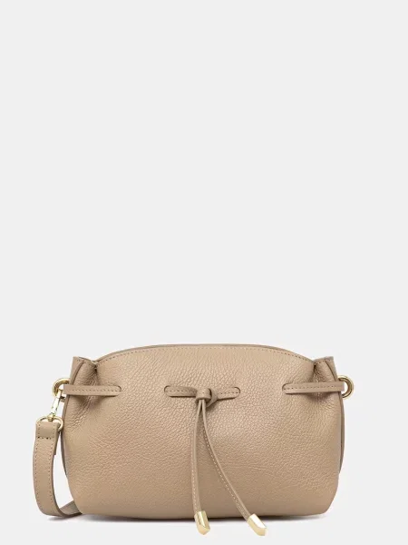 Answear.LAB torebka crossbody skórzana beżowa
