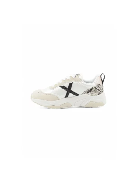 Sneakersy Munich skórzane beżowe