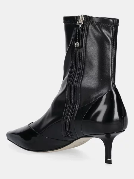 BOSS botine Charlize cu cui negru