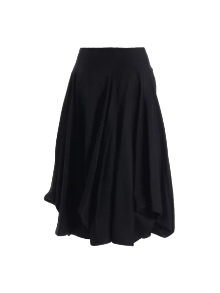 Spódnica midi Yohji Yamamoto czarna