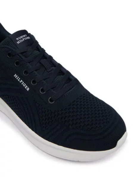TOMMY HILFIGER Niske tenisice mornarsko plava / klasično crvena bijela