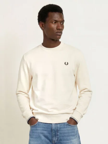 Fred Perry Bluza weiss