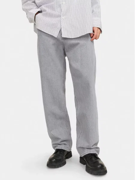 Jack & Jones Дънки Alex Baggy Fit сив