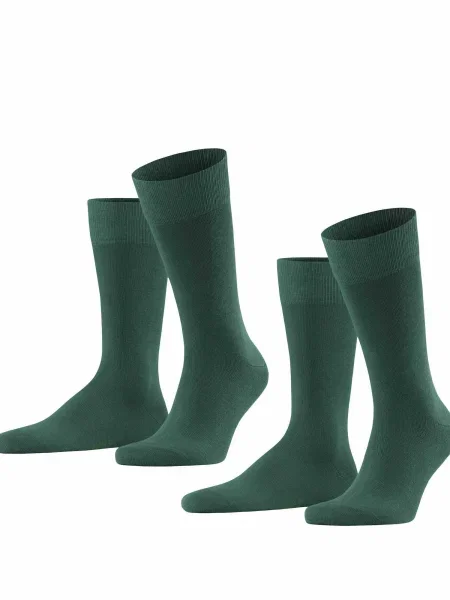 FALKE Nogavice Happy temno zelena