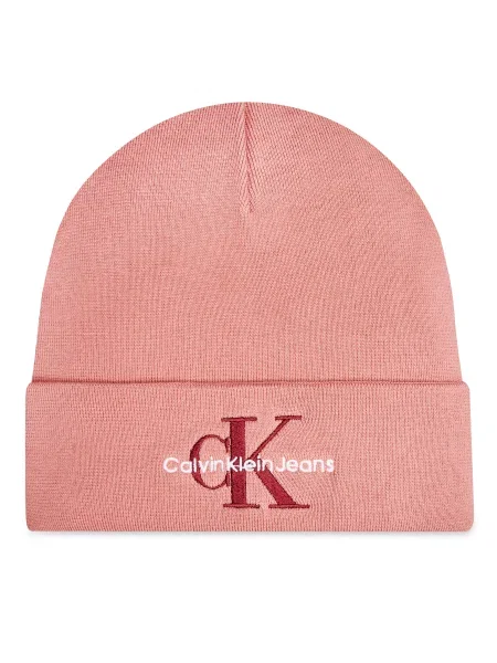 Calvin Klein Sapka Mono Logo Embro Rózsaszín fehér
