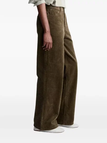 Pantaloni A.p.c. de catifea cord maro