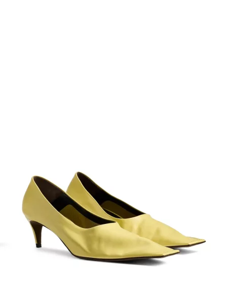 Pantofi cu toc Khaite galben