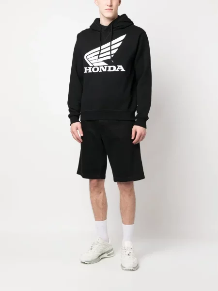 Hanorac cu glugă Dsquared2 cu imagine negru