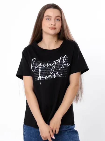 Футболка носи своє черная