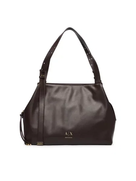Kabelka Armani Exchange hnědá