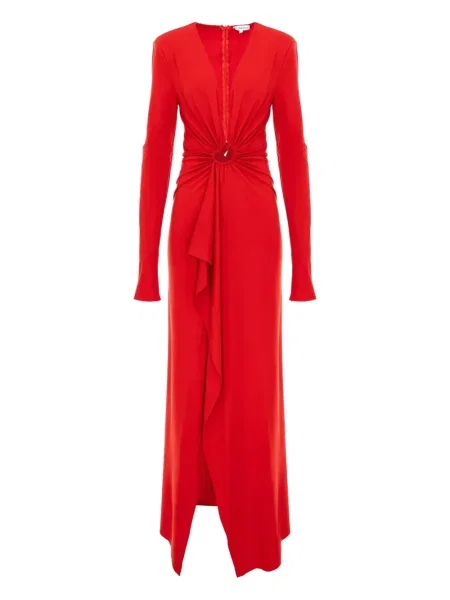 Rochie maxi Cuanna de costum roșu
