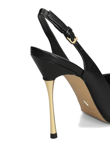 Pantofi cu toc Carrano slingback negru