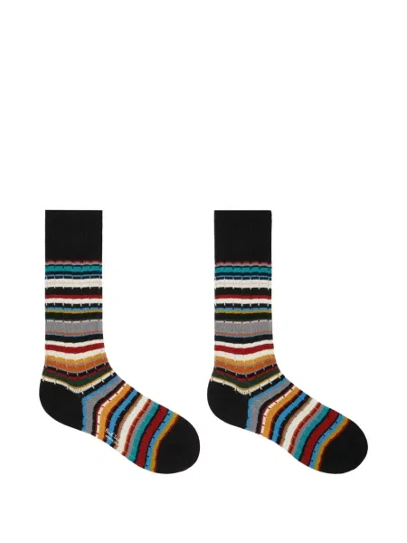 Șosete Paul Smith cu dungi negru