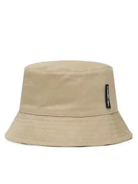 Skrybėlė KARL LAGERFELD Bucket smėlio