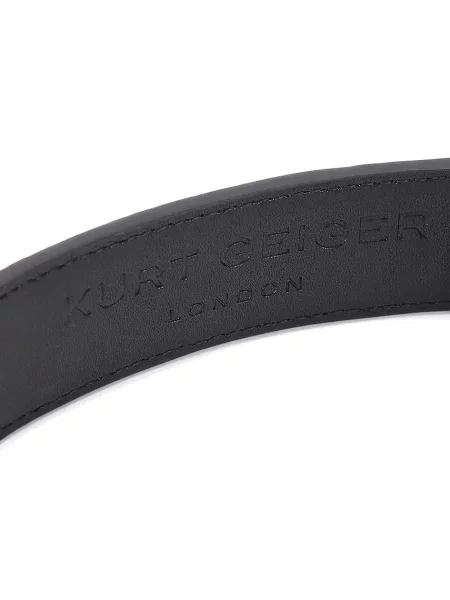 Kurt Geiger London Кожен колан Kensington черно