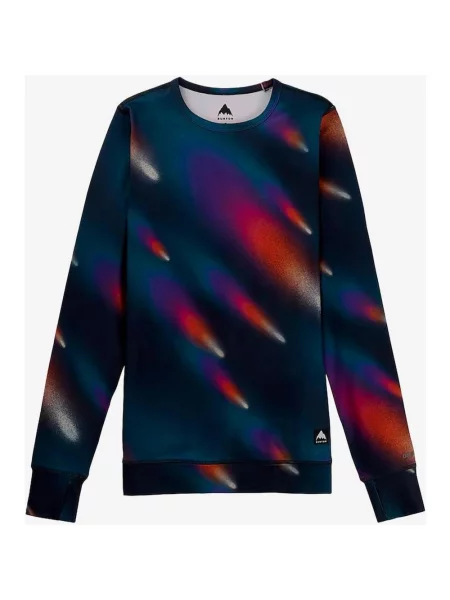 Koszulka termoaktywna Burton Midweight Crewneck długi rękaw wielokolorowa XS niebieska