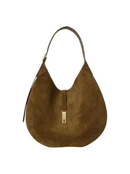 Polo Ralph Lauren Torebki Kobieta ONE SIZE Skóra Polo ID Shoulder Bag zielony
