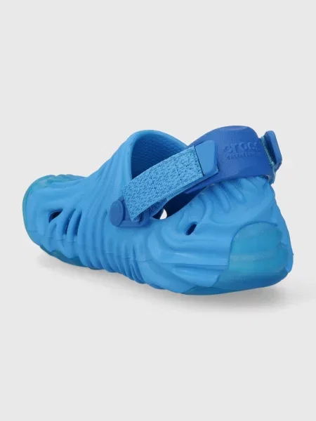 Шлепанцы Crocs голубые
